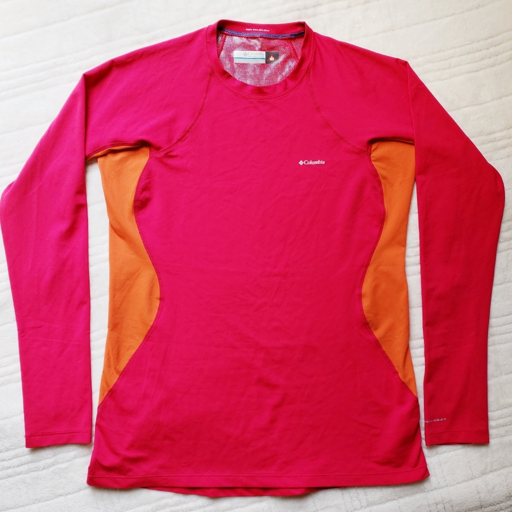 Columbia Pink and Orange Long Sleeve Size Large